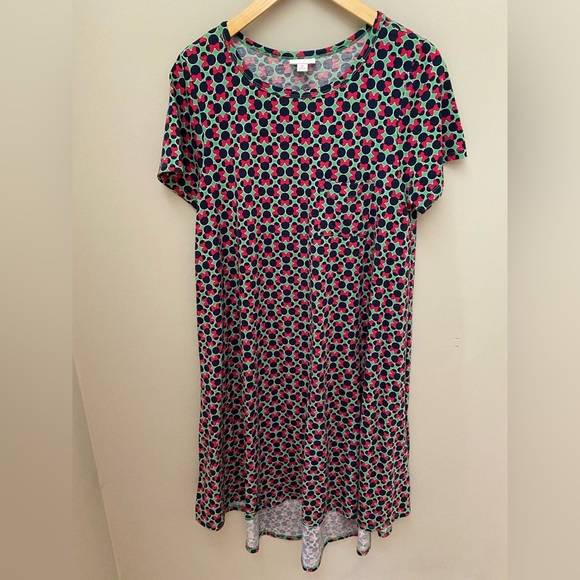 Disney LulaRoe Carley Minnie Mouse High Low Hem Dress - Picture 1 of 7